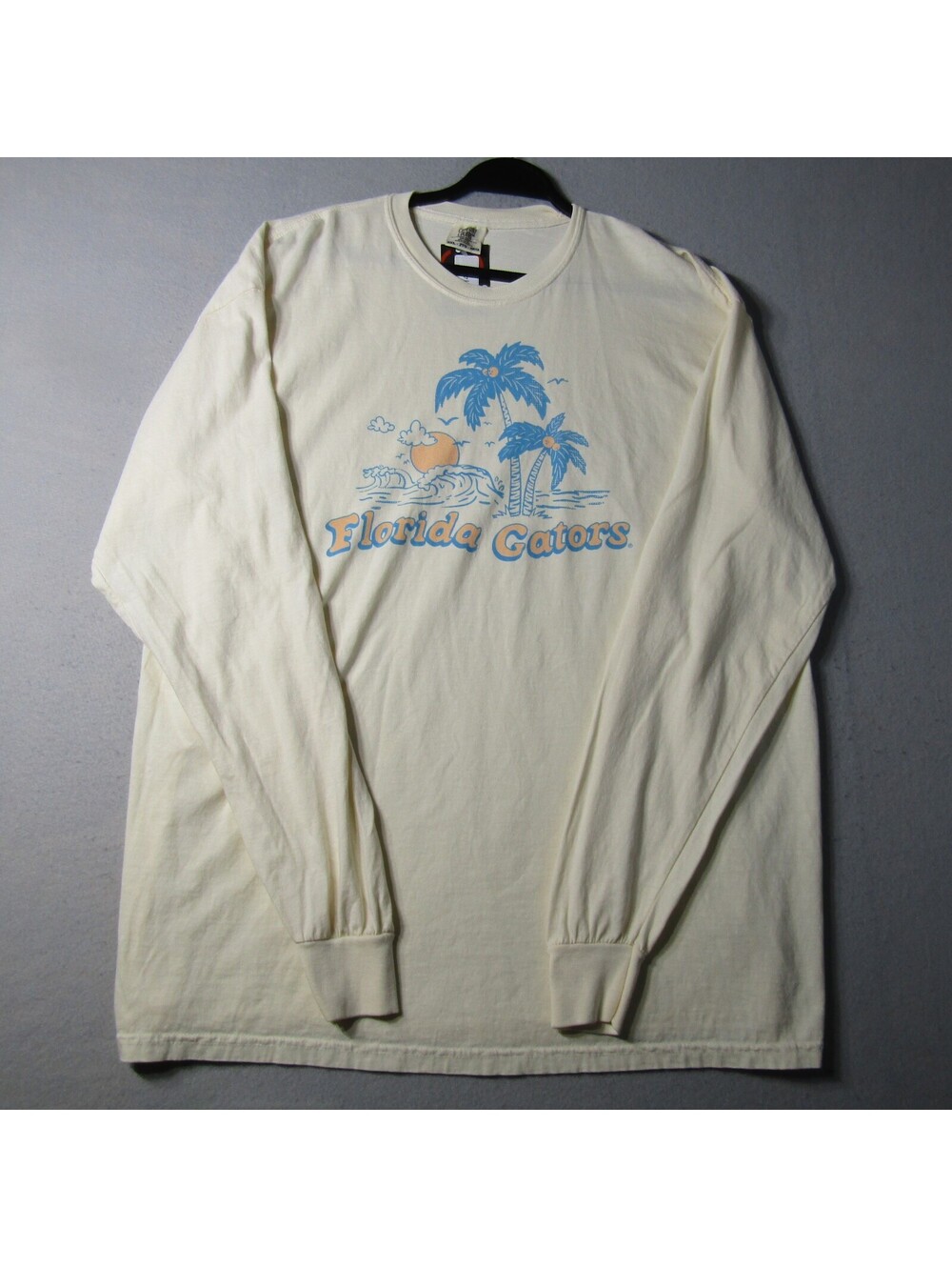 NWT Comfort Colors Florida Gators Long Sleeve T-Shirt Men's XXL Ivory